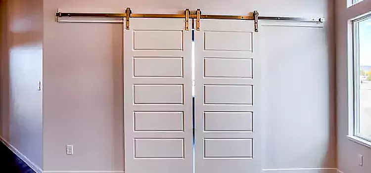 Glass Barn Door with Installation Hardware Kit Mount Prospect