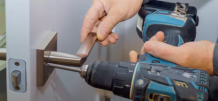Security Door Lock Installation Mount Prospect